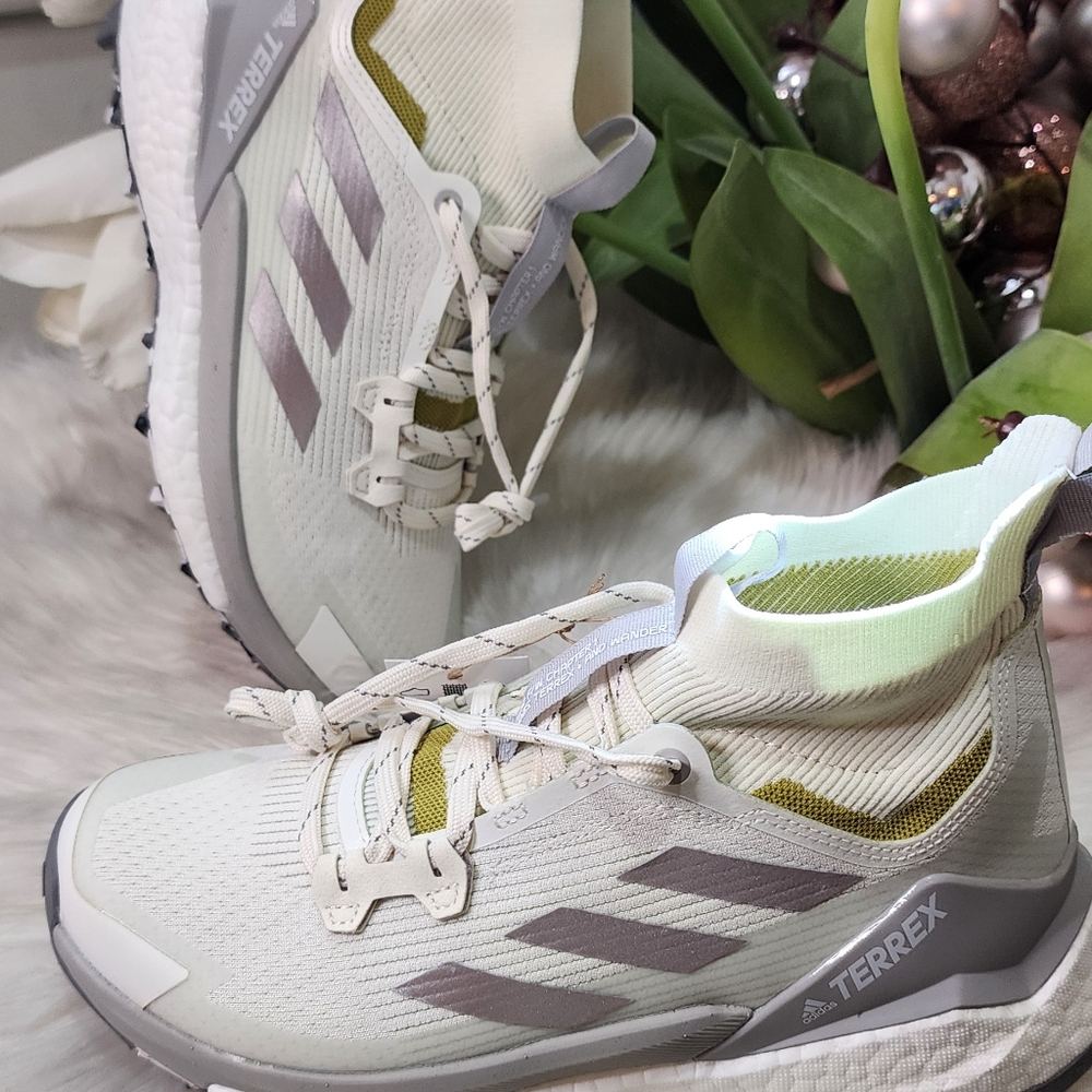 Adidas wander x adidas Terrex Free Hiker 2.0 Off White Silver women shoes New